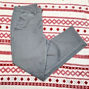 Women's Faded Glory, grey Chino pants, petite 4